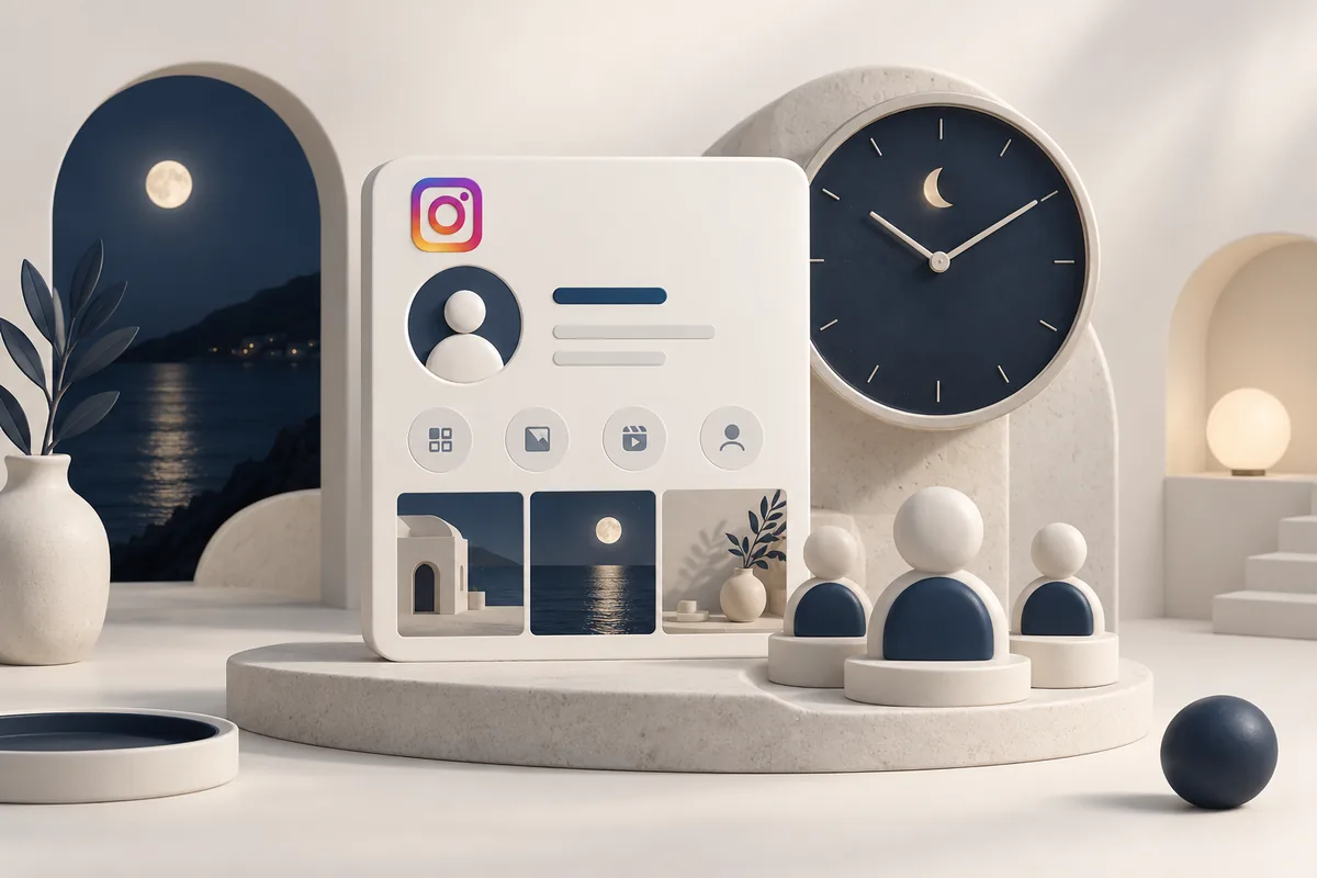 Instagram Organik Takipçi hizmetini temsil eden illüstrasyon