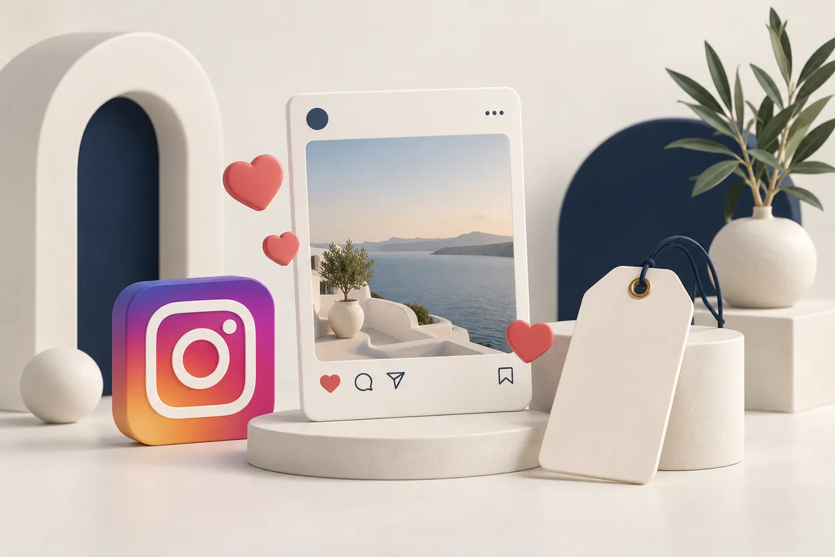 Instagram Ucuz Beğeni hizmetini temsil eden illüstrasyon