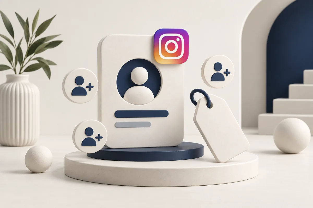 Instagram Ucuz Takipçi hizmetini temsil eden illüstrasyon
